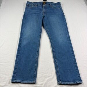 Civilianaire Jeans Mens 36x30 Blue Allen Edmonds Denim Walker Straight Leg